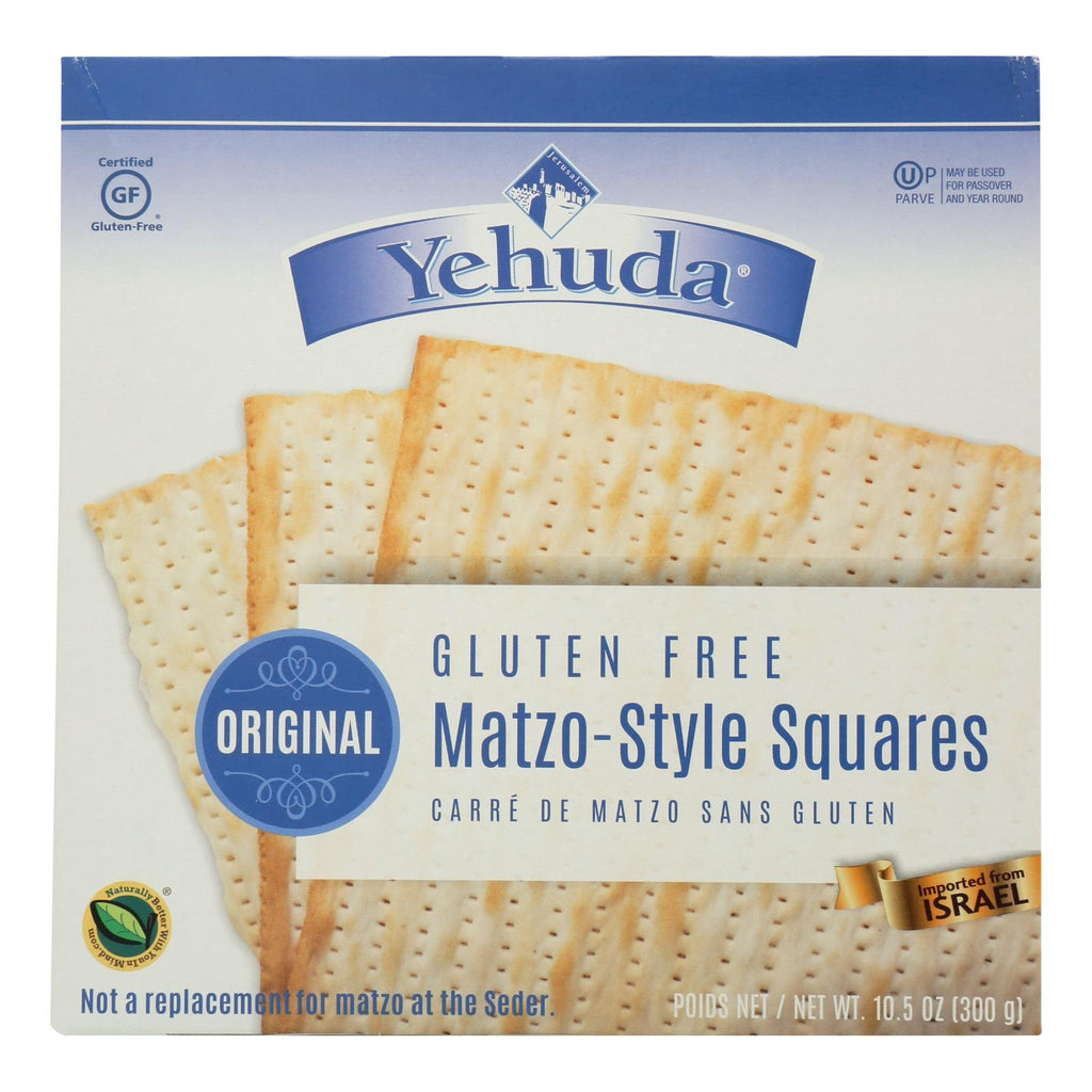 Yehuda Matzo Gluten Free Crackers - Case Of 12 - 10.5 Oz. - Lakehouse Foods