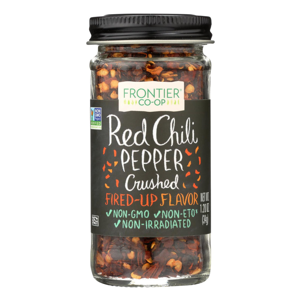 Frontier Herb Red Chili Peppers - Crushed - 1.2 Oz - Lakehouse Foods