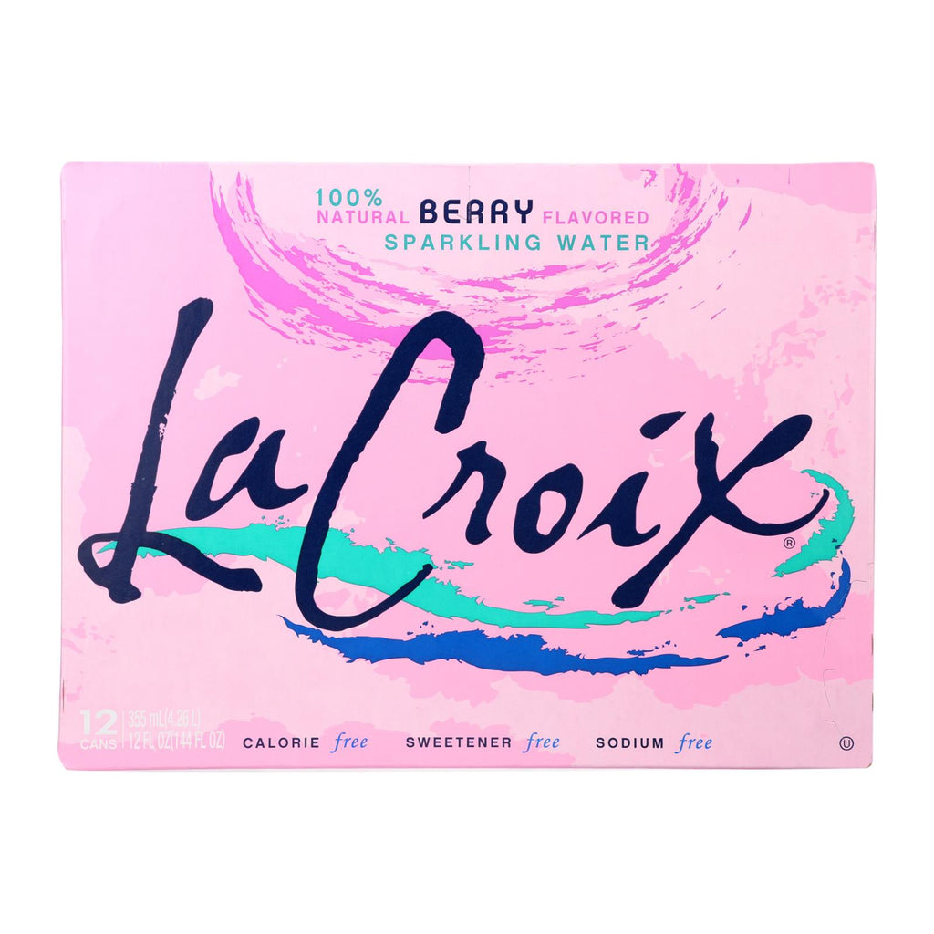 Lacroix Sparkling Water - Berry - Case Of 2 - 12 Fl Oz. - Lakehouse Foods