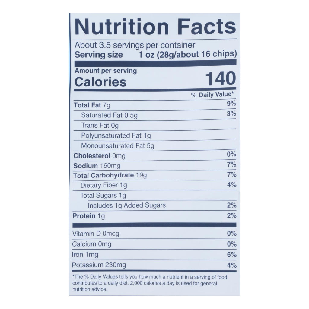 Simply 7 - Chips Quinoa Sea Salt - Case Of 8-3.5 Oz - Lakehouse Foods