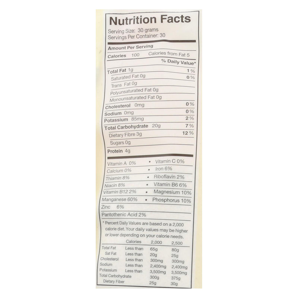 One Degree Organic Foods Sprouted Flour - Whole Wheat - Case Of 6 - 32 Oz. - Lakehouse Foods