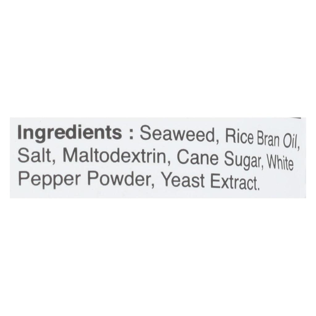 Nora Snacks Seaweed Snacks Crispy Original - Case Of 12 - 1.13 Oz - Lakehouse Foods