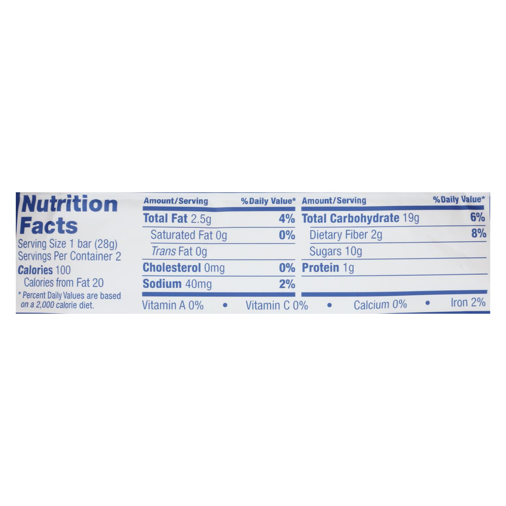 Nature's Bakery Stone Ground Whole Wheat Fig Bar - Blueberry - Case Of 12 - 2 Oz. - Lakehouse Foods