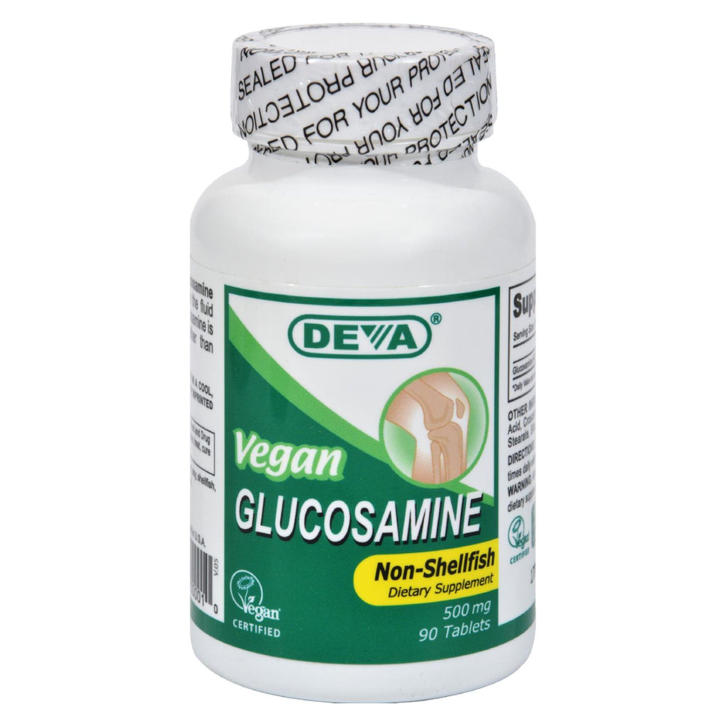 Deva Vegan Vitamins - Glucosamine - 500 Mg - 90 Tablets - Lakehouse Foods