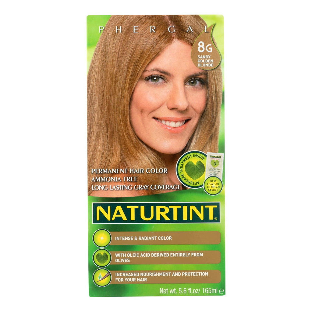 Naturtint Hair Color - Permanent - 8g - Sandy Golden Blonde - 5.28 Oz - Lakehouse Foods