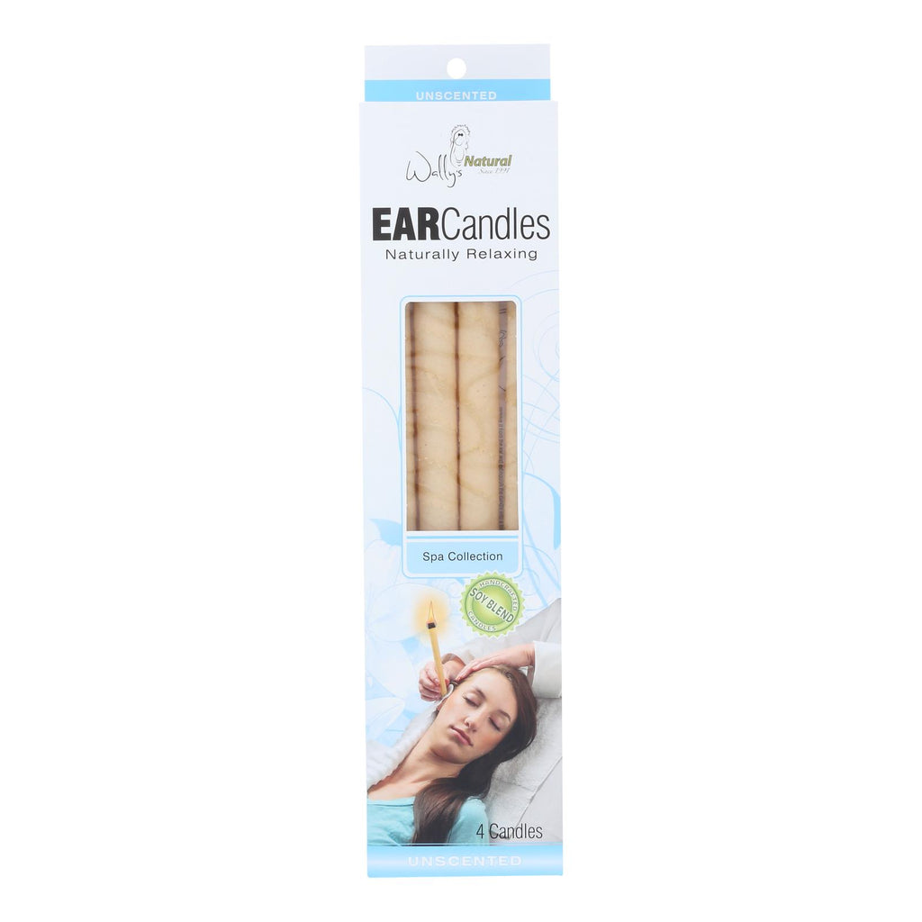 Wally's Ear Candles Plain Paraffin - 4 Candles - Lakehouse Foods