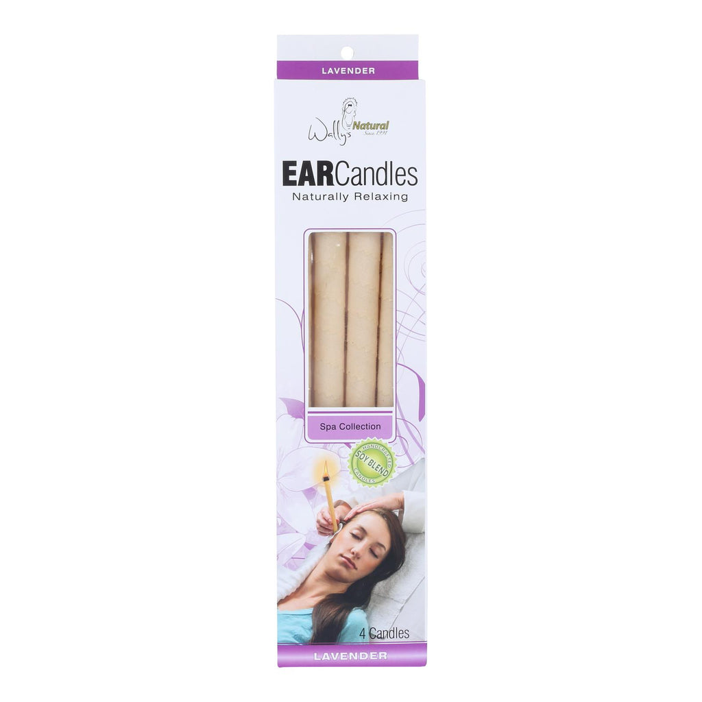 Wally's Ear Candles Lavender Paraffin - 4 Candles - Lakehouse Foods