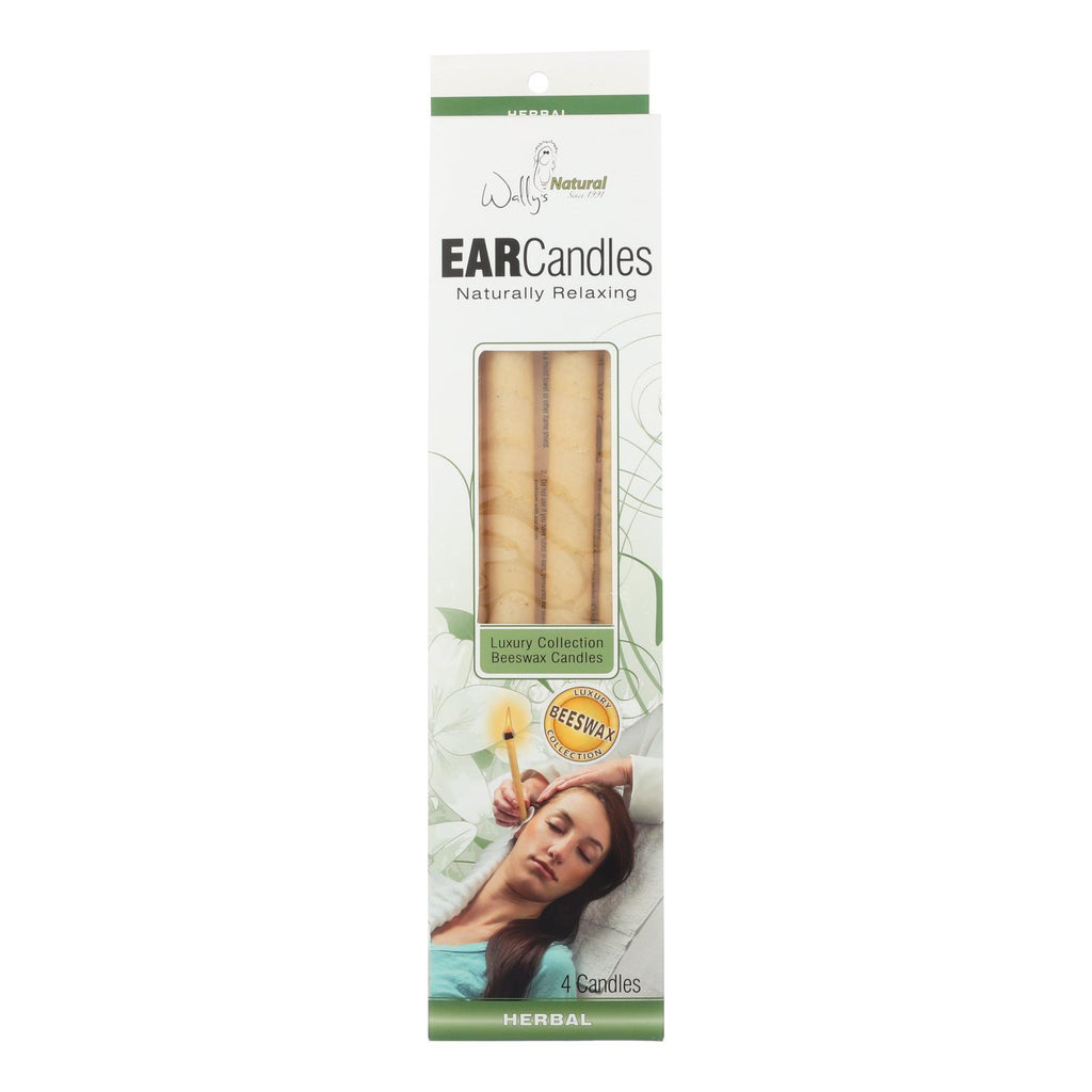 Wally's Ear Candles Herbal Beeswax - 4 Candles - Lakehouse Foods