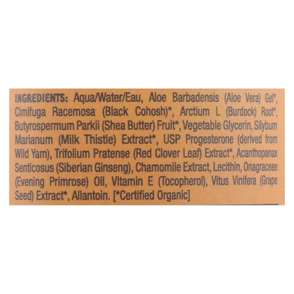 Organic Excellence Balance Plus Therapy Bio-identical Progesterone Cream With Phytoestrogens - 3 Oz - Lakehouse Foods