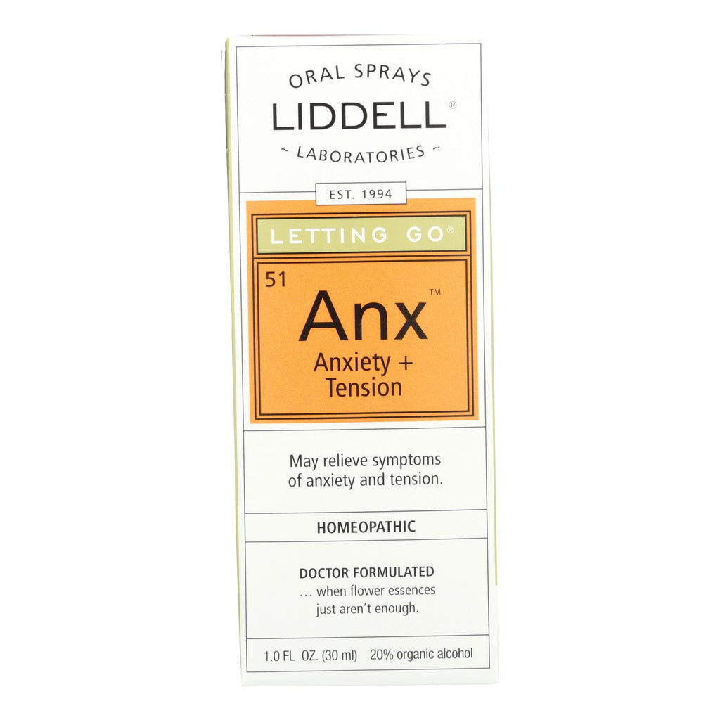 Liddell Homeopathic Letting Go Anxiety Spray - 1 Fl Oz - Lakehouse Foods