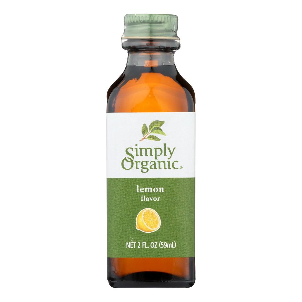 Simply Organic Lemon Flavor - Organic - 2 Oz - Lakehouse Foods
