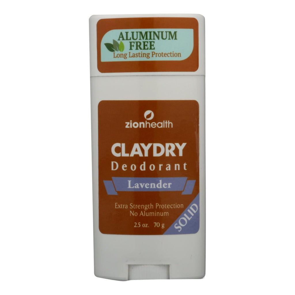 Zion Health Adama Minerals Clay Deodorant Lavender - 2.5 Oz - Lakehouse Foods