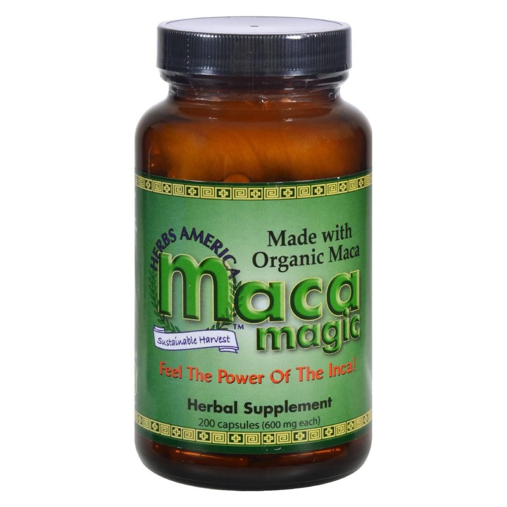 Maca Magic Organic Maca Magic - 200 Capsules - Lakehouse Foods