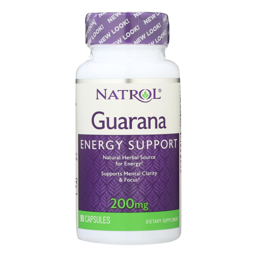 Natrol Guarana - 200 Mg - 90 Capsules - Lakehouse Foods
