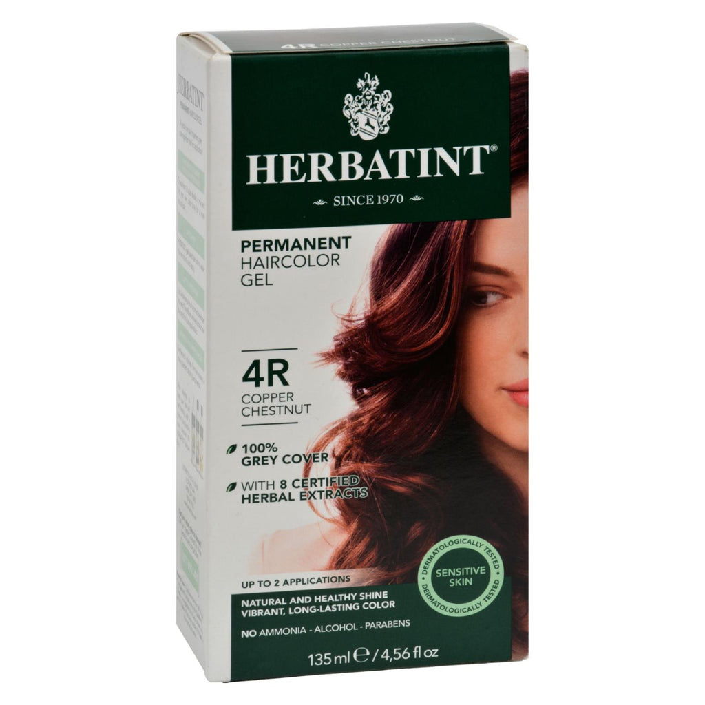 Herbatint Permanent Herbal Haircolour Gel 4r Copper Chestnut - 135 Ml - Lakehouse Foods