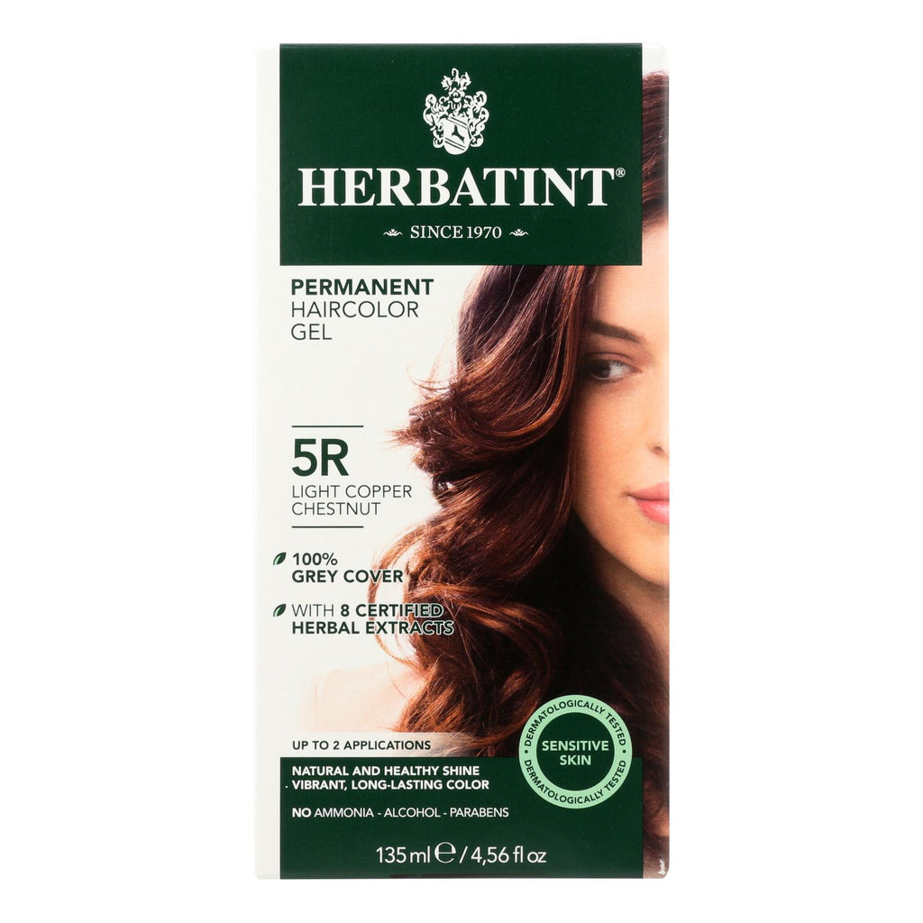 Herbatint Permanent Herbal Haircolour Gel 5r Light Copper Chestnut - 135 Ml - Lakehouse Foods