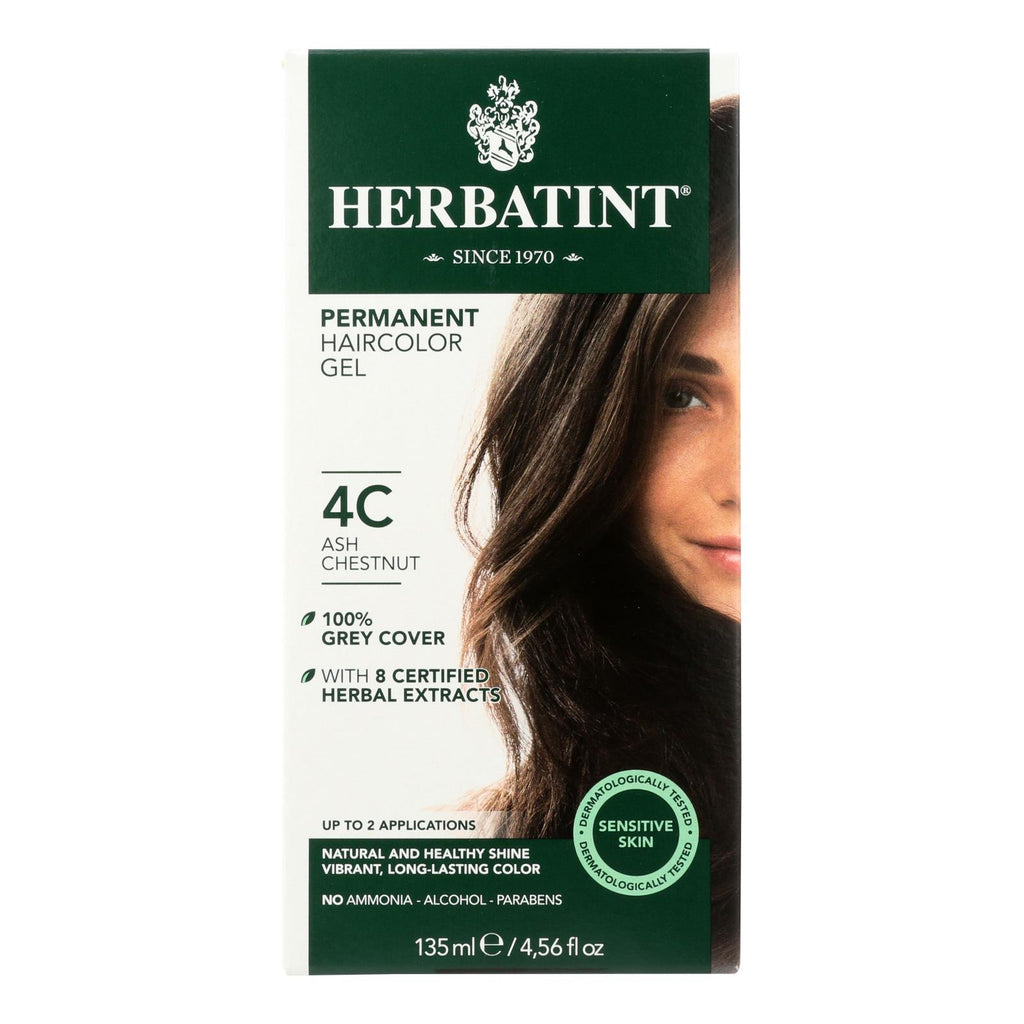 Herbatint Haircolor Kit Ash Chestnut 4c - 4 Fl Oz - Lakehouse Foods