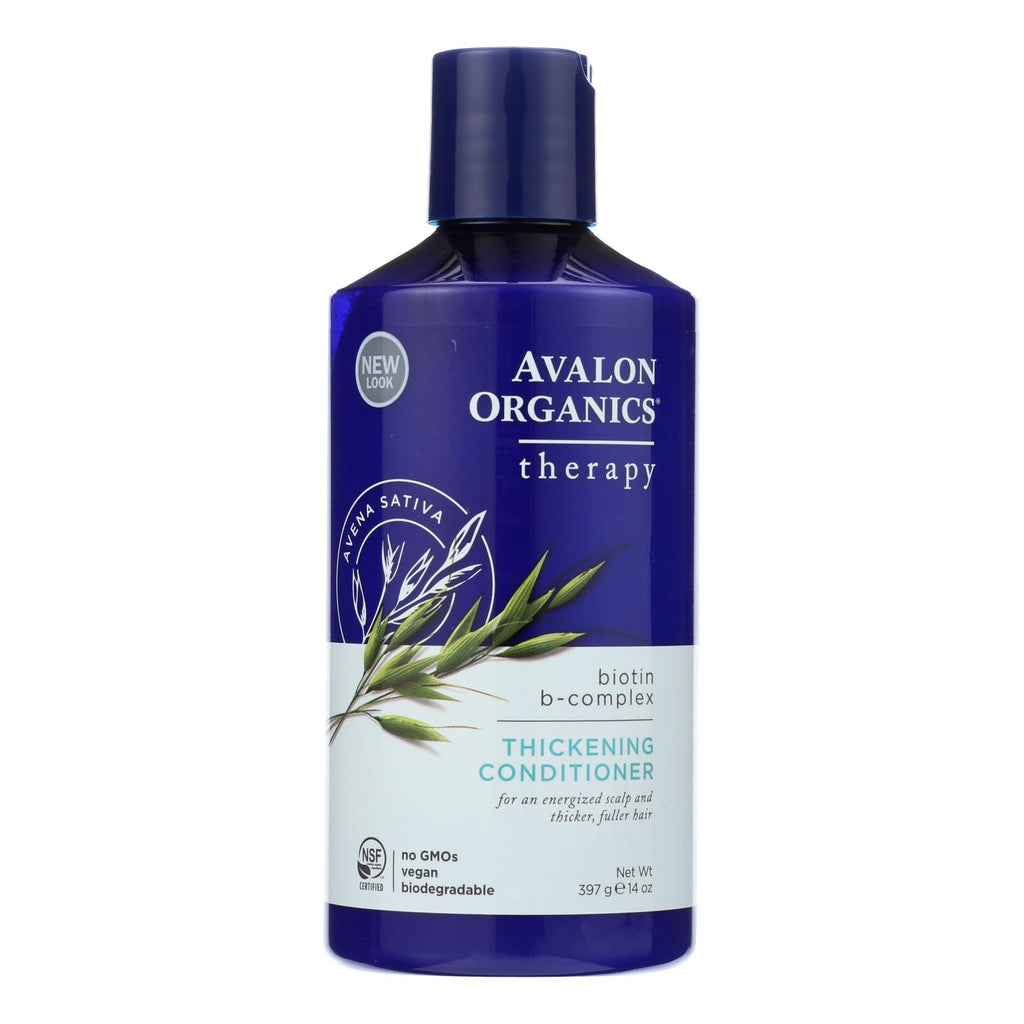 Avalon Organics Thickening Conditioner Biotin B-complex Therapy - 14 Fl Oz - Lakehouse Foods