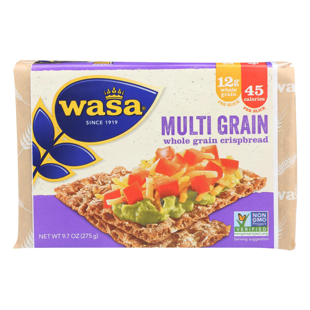 Wasa Crispbread Multigrain - Whole Grain - Case Of 12 - 9.7 Oz. - Lakehouse Foods