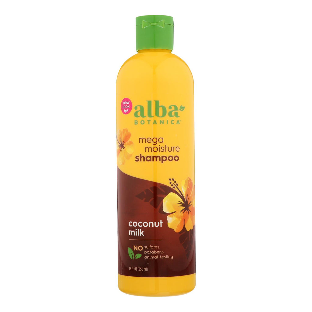 Alba Botanica - Natural Hawaiian Shampoo Drink It Up Coconut Milk - 12 Fl Oz - Lakehouse Foods