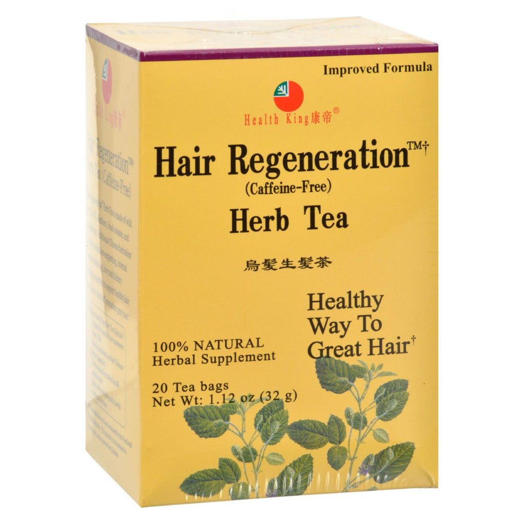Health King Hair Regeneration Herb Tea - 20 Tea Bags - Lakehouse Foods