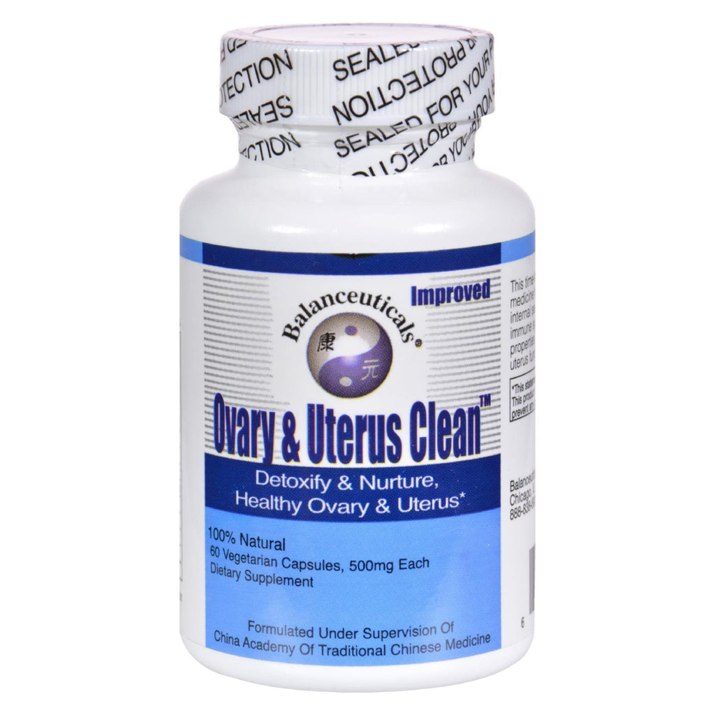 Balanceuticals Ovary And Uterus Clean - 500 Mg - 60 Capsules - Lakehouse Foods