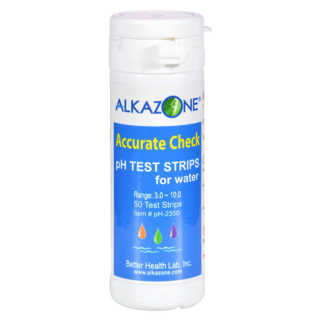 Alkazone Accurate Check Ph Test Strips For Water - 50 Strips - Lakehouse Foods