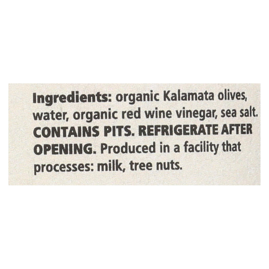 Divina - Organic Kalamata Olives - Case Of 6 - 6.35 Oz. - Lakehouse Foods