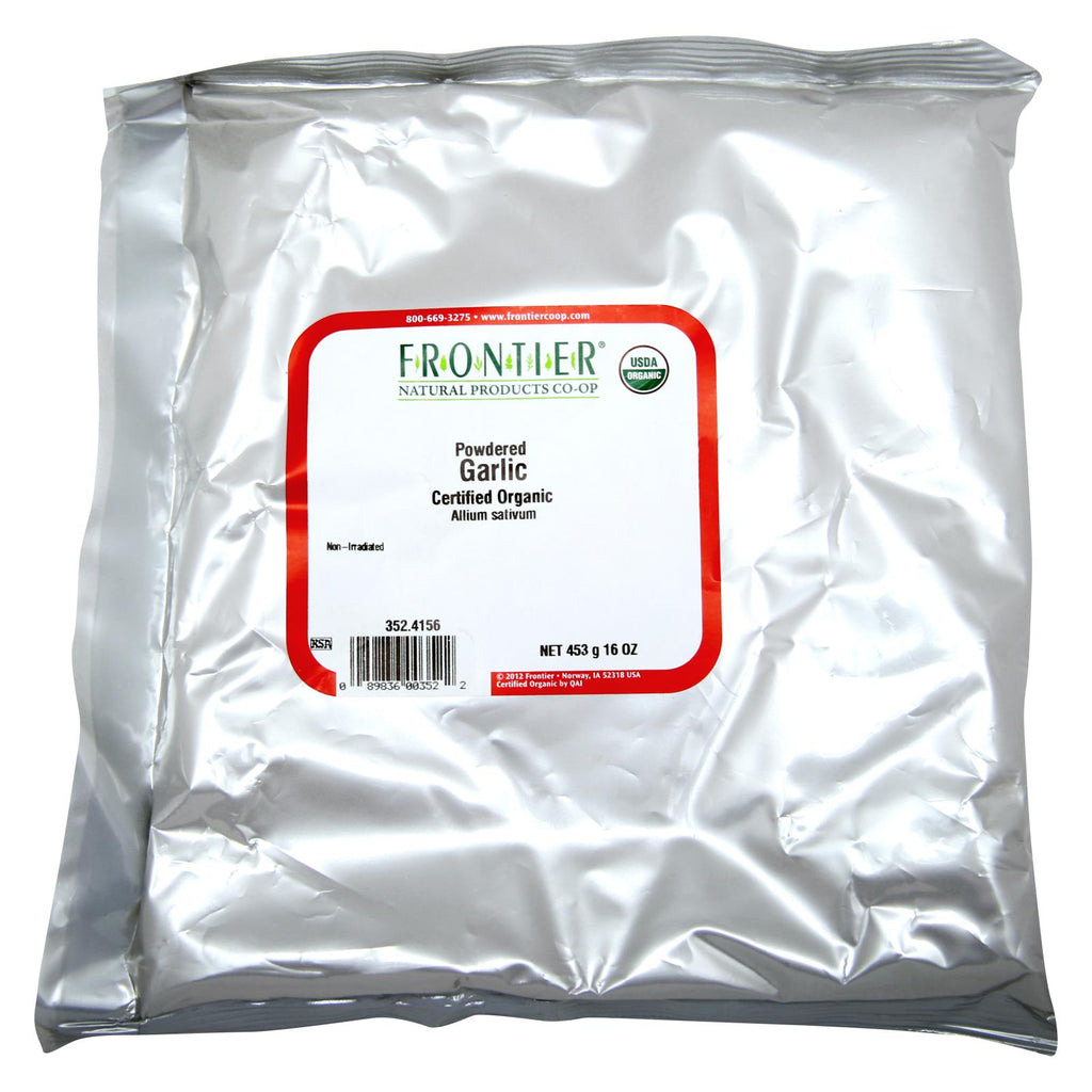 Frontier Herb Garlic - Organic - Powder - Bulk - 1 Lb - Lakehouse Foods