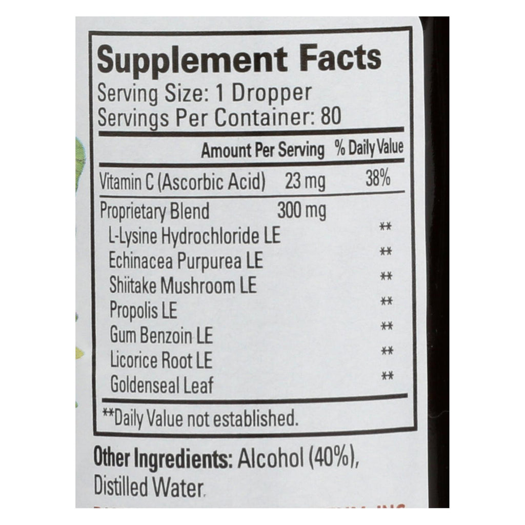 Quantum Super Lysine Plus Liquid Extract - 2 Fl Oz - Lakehouse Foods