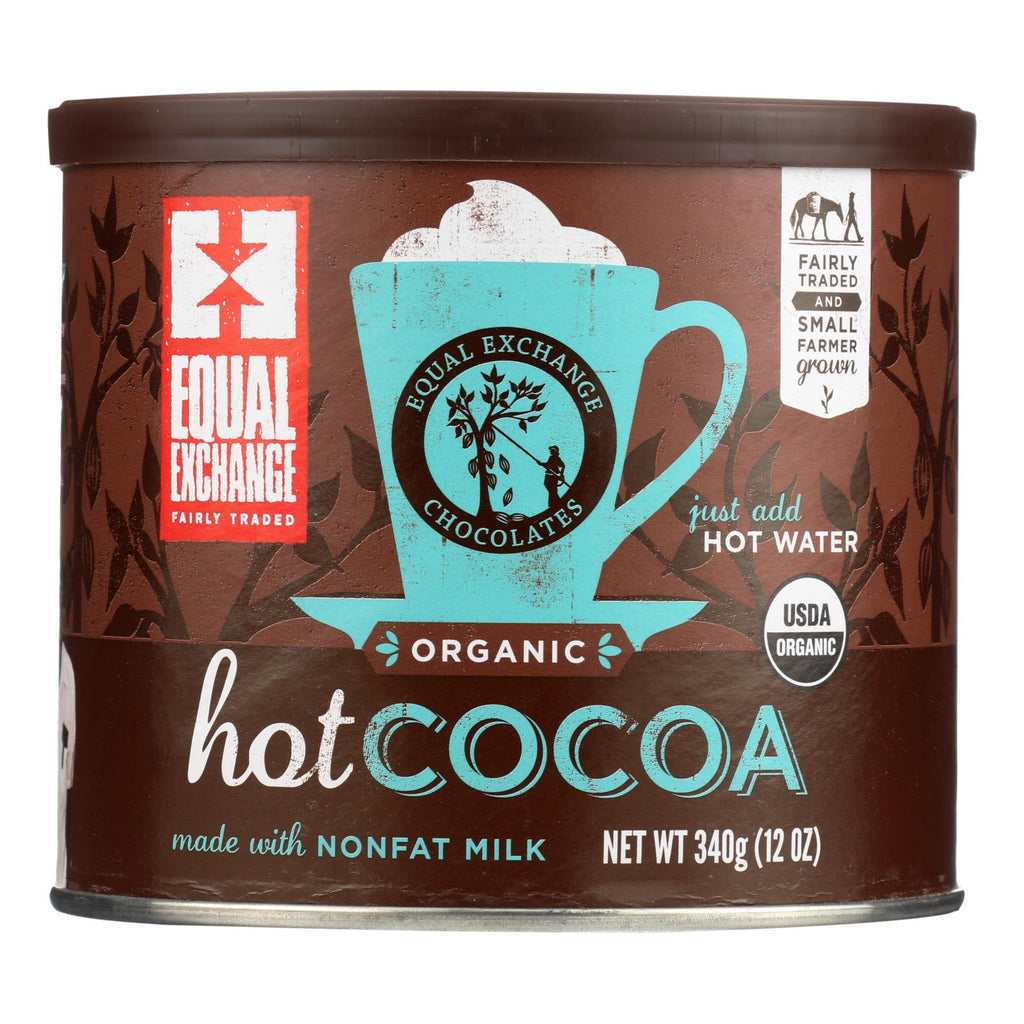 Equal Exchange Organic Hot Cocoa - Case Of 6 - 12 Oz. - Lakehouse Foods