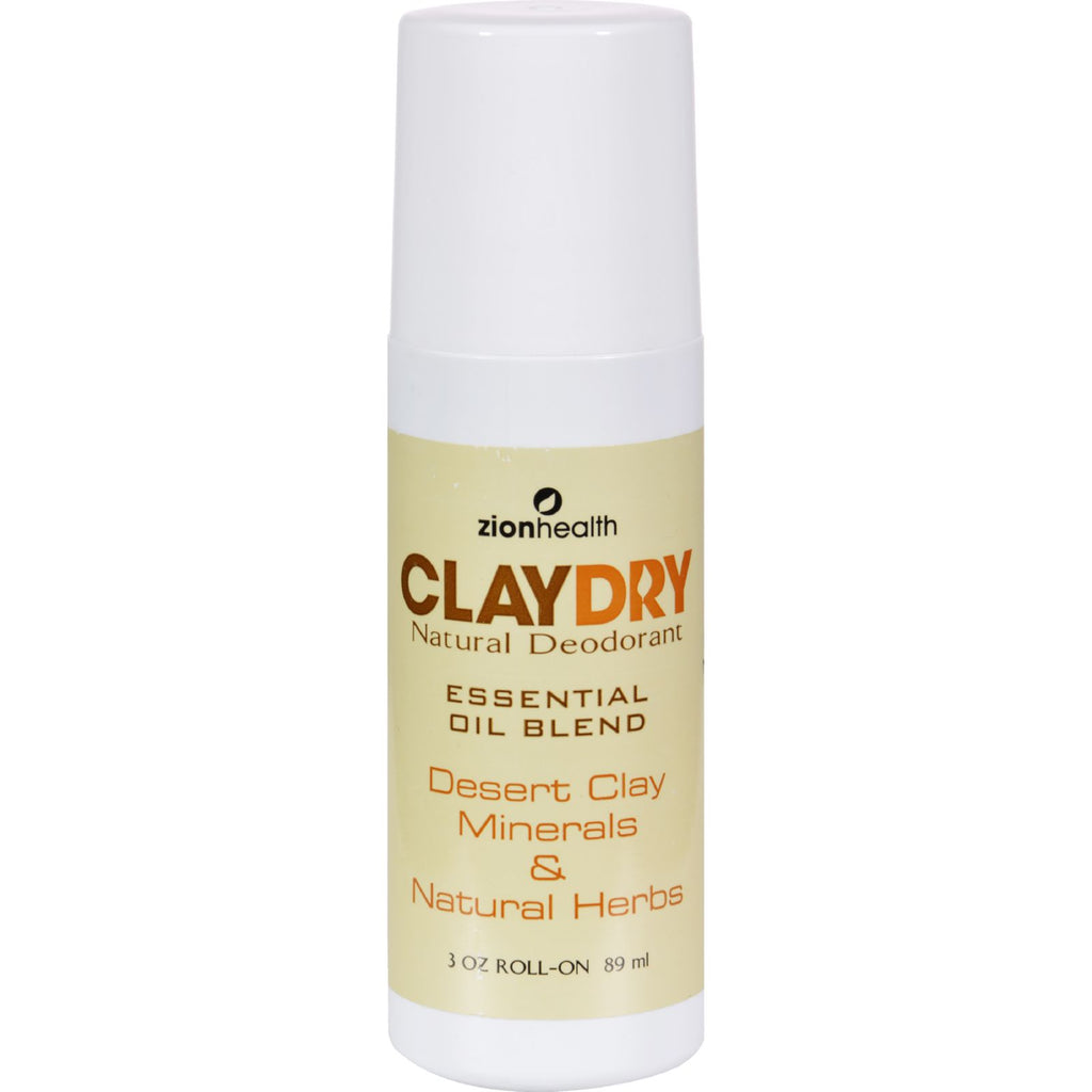 Zion Health Clay Dry Natural Deodorant - 3 Oz - Lakehouse Foods