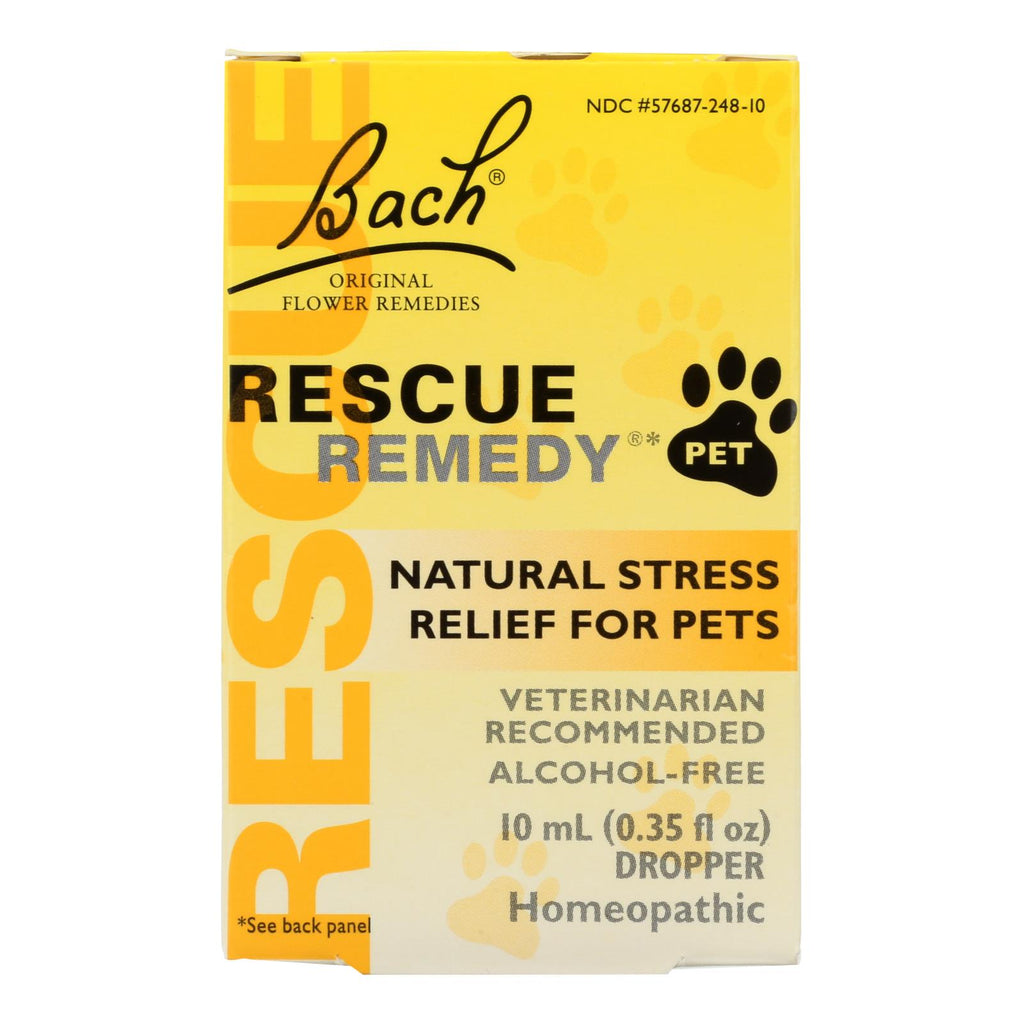 Bach Flower Remedies Rescue Remedy Stress Relief For Pets - 10 Ml - Lakehouse Foods