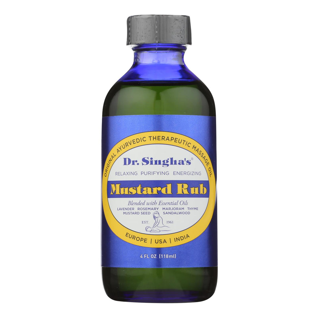 Dr. Singha's Mustard Rub - 4 Fl Oz - Lakehouse Foods