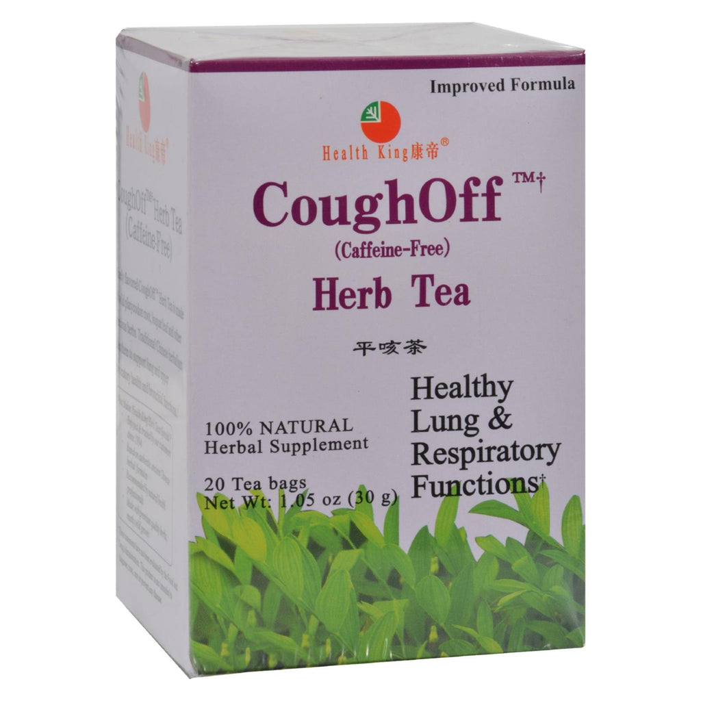 Health King Cough-off Herb Tea - 20 Tea Bags - Lakehouse Foods