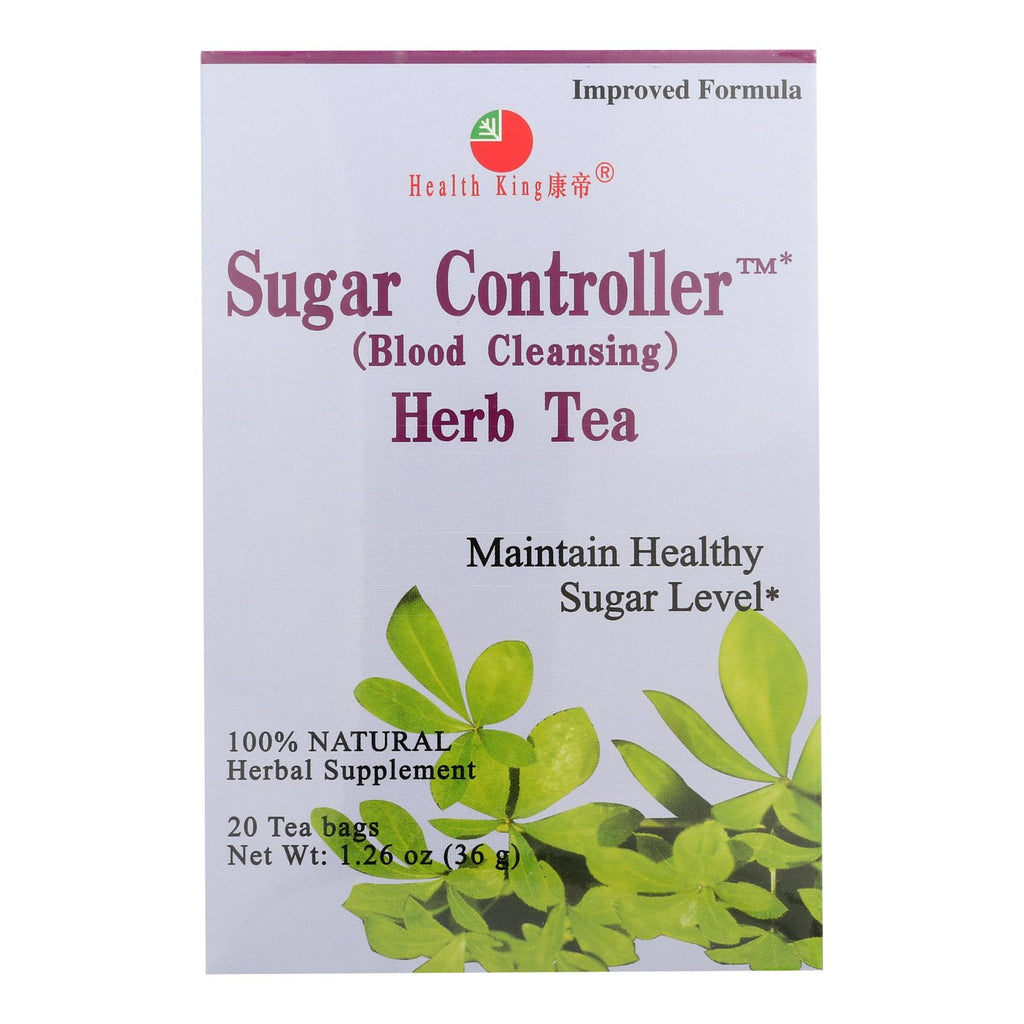 Health King Sugar Controller Blood Cleansing Herb Tea - 20 Tea Bags - Lakehouse Foods