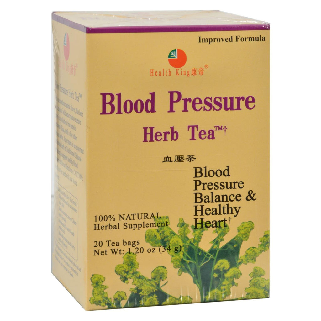 Health King Blood Pressure Herb Tea - 20 Tea Bags - Lakehouse Foods