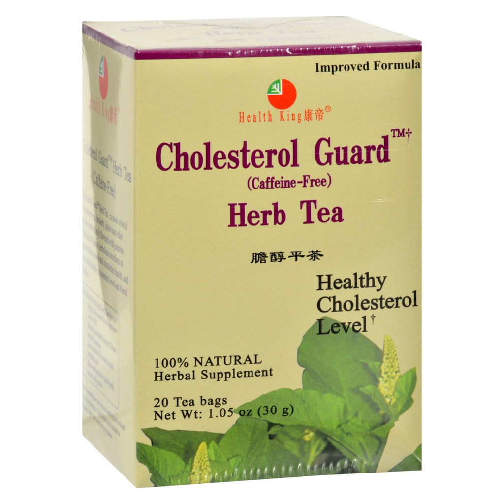 Health King Cholesterol Guard Herb Tea - 20 Tea Bags - Lakehouse Foods