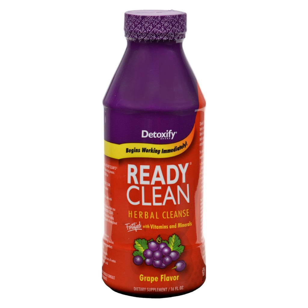 Detoxify - Ready Clean Herbal Natural Grape - 16 Fl Oz - Lakehouse Foods