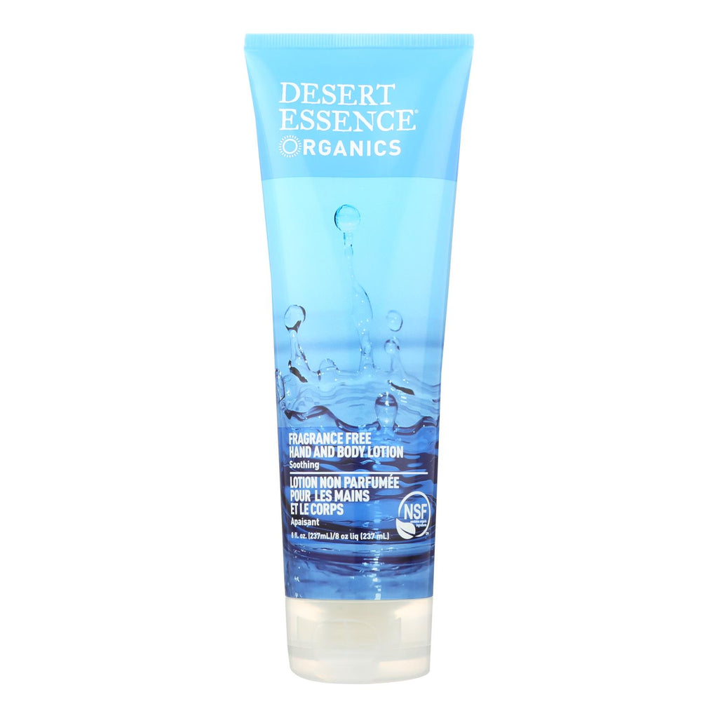 Desert Essence - Pure Hand And Body Lotion Unscented - 8 Fl Oz - Lakehouse Foods