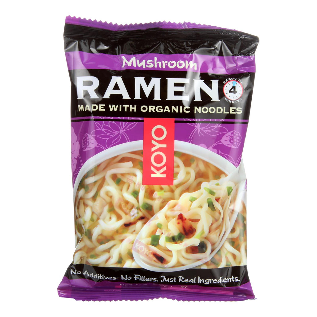 Koyo Ramen - Mushroom - Case Of 12 - 2 Oz. - Lakehouse Foods