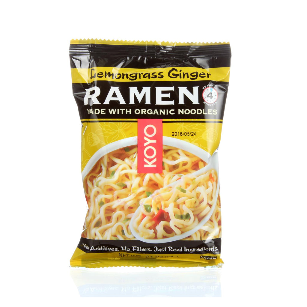 Koyo Ramen - Lemongrass Ginger - Case Of 12 - 2.1 Oz. - Lakehouse Foods