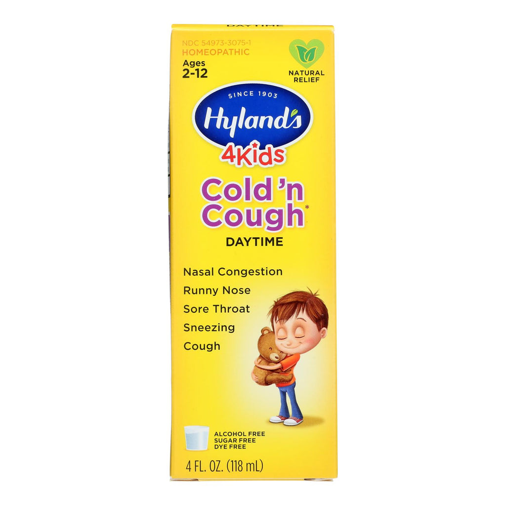 Hyland's Cold 'n Cough 4 Kids - 4 Fl Oz - Lakehouse Foods