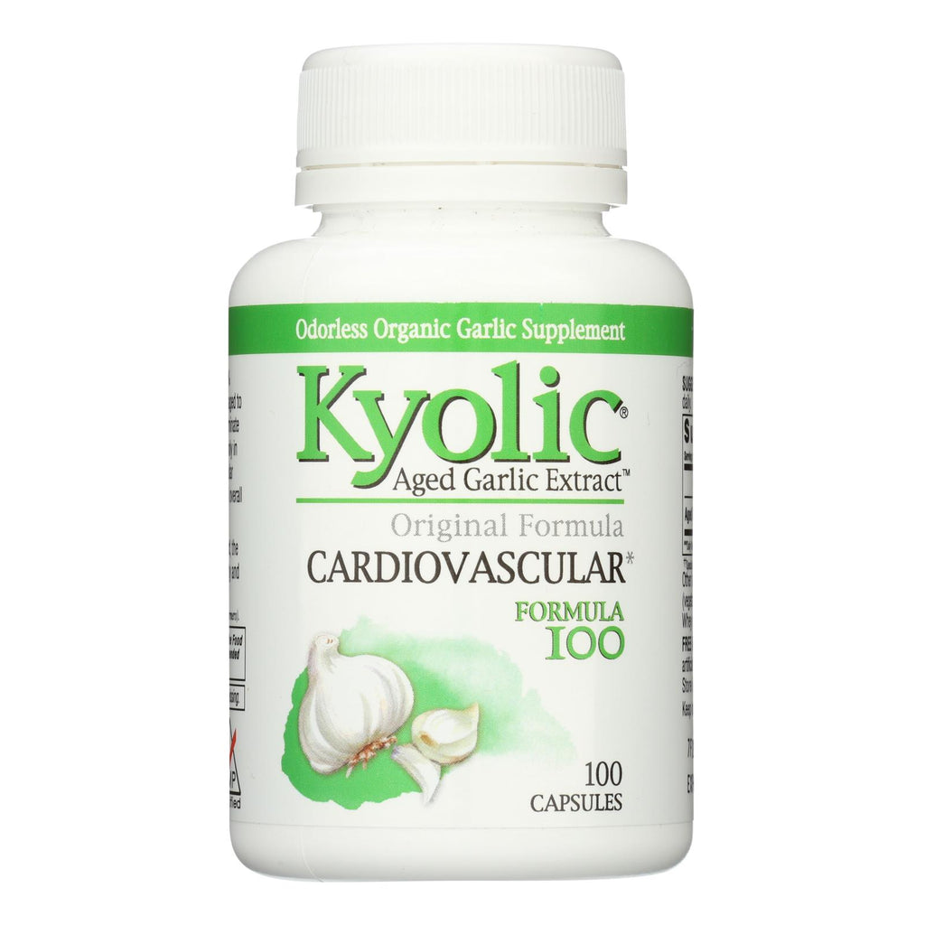 Kyolic - Aged Garlic Extract Hi-po Cardiovascular Original Formula 100 - 100 Capsules - Lakehouse Foods