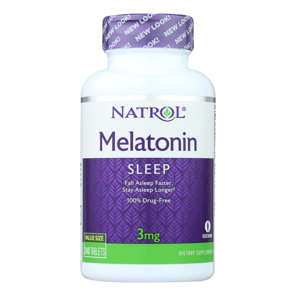 Natrol Melatonin - 3 Mg - 240 Tablets - Lakehouse Foods