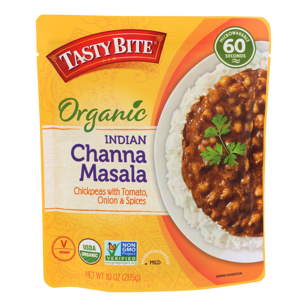 Tasty Bite Entree - Indian Cuisine - Channa Masala - 10 Oz - Case Of 6 - Lakehouse Foods