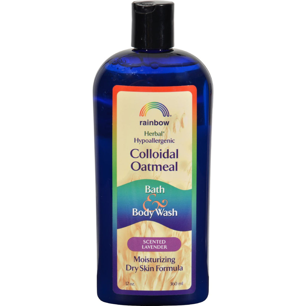 Rainbow Research Colloidal Oatmeal Bath And Body Wash Lavender - 12 Fl Oz - Lakehouse Foods