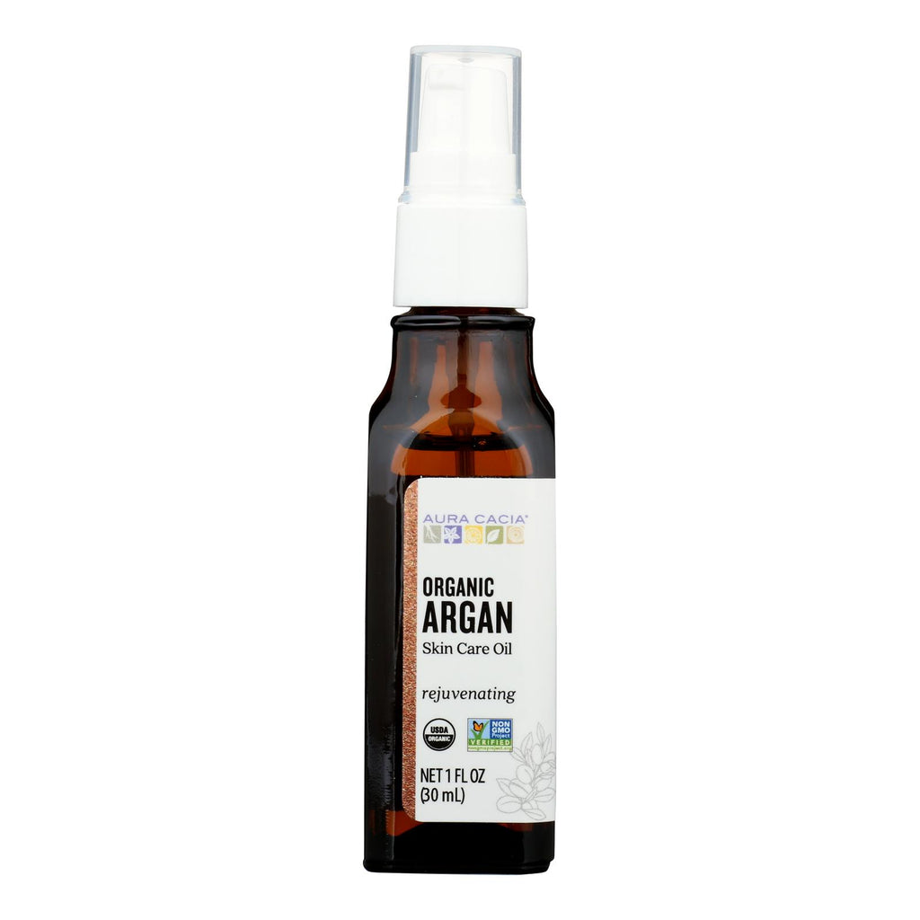Aura Cacia - Argan Skin Care Oil Certified Organic - 1 Fl Oz - Lakehouse Foods