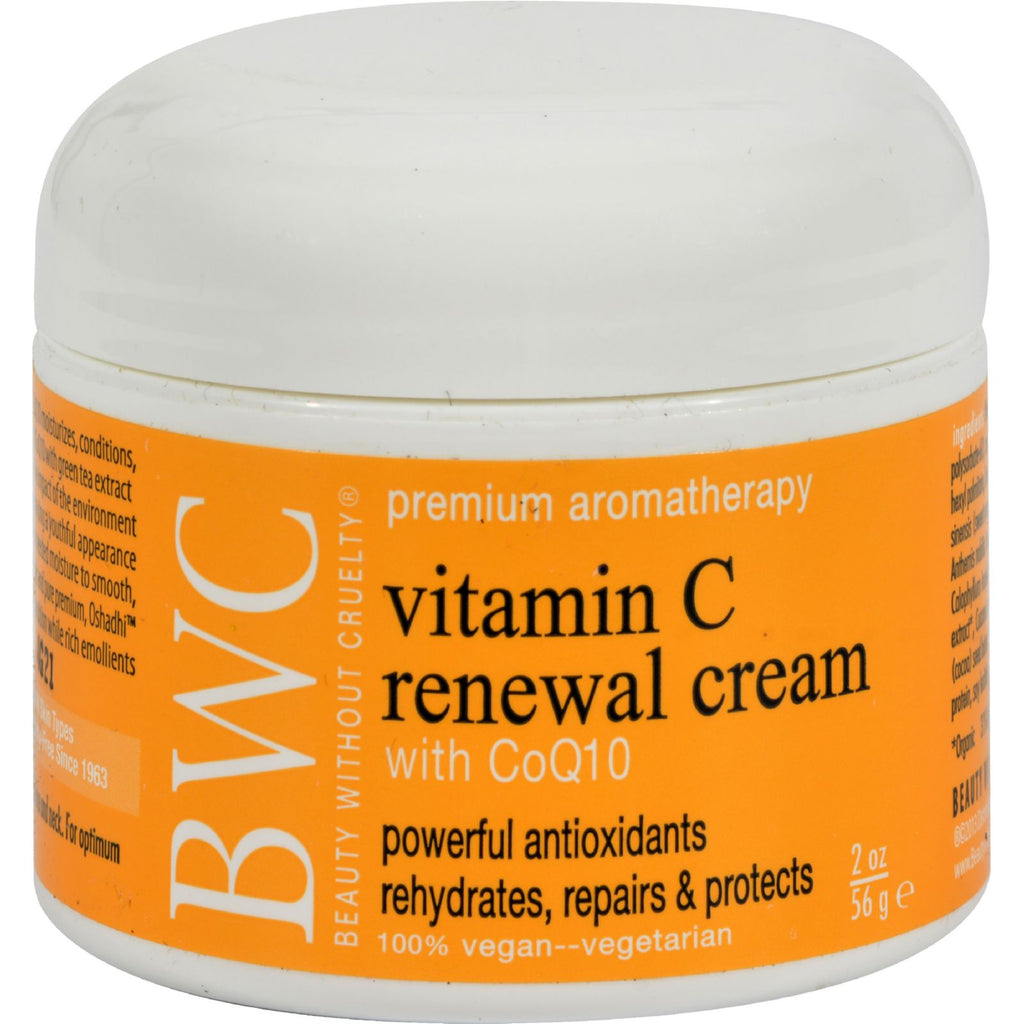 Beauty Without Cruelty Renewal Cream Vitamin C With Coq10 - 2 Oz - Lakehouse Foods