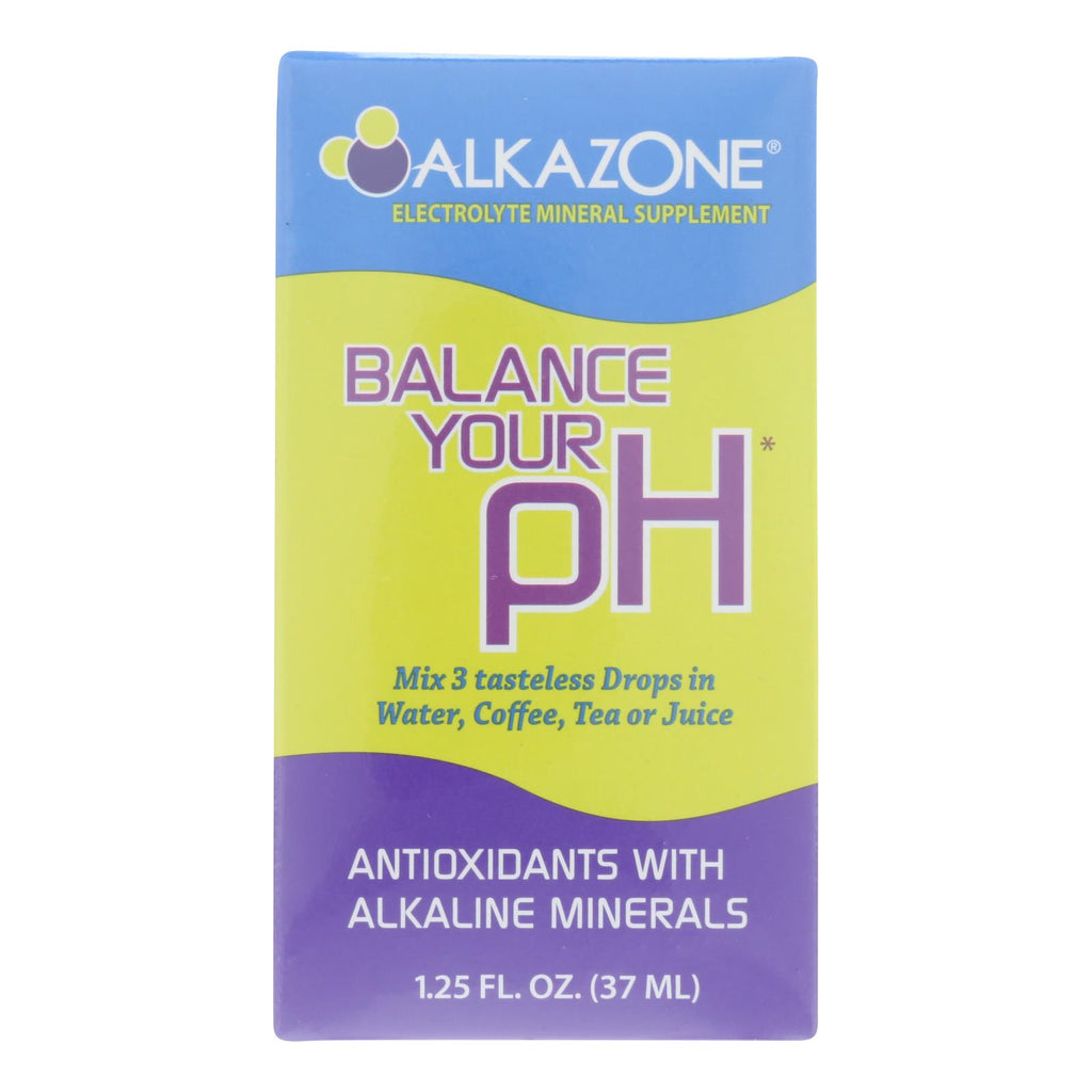 Alkazone Alkaline Booster Drops With Antioxidant - 1.2 Fl Oz - Lakehouse Foods